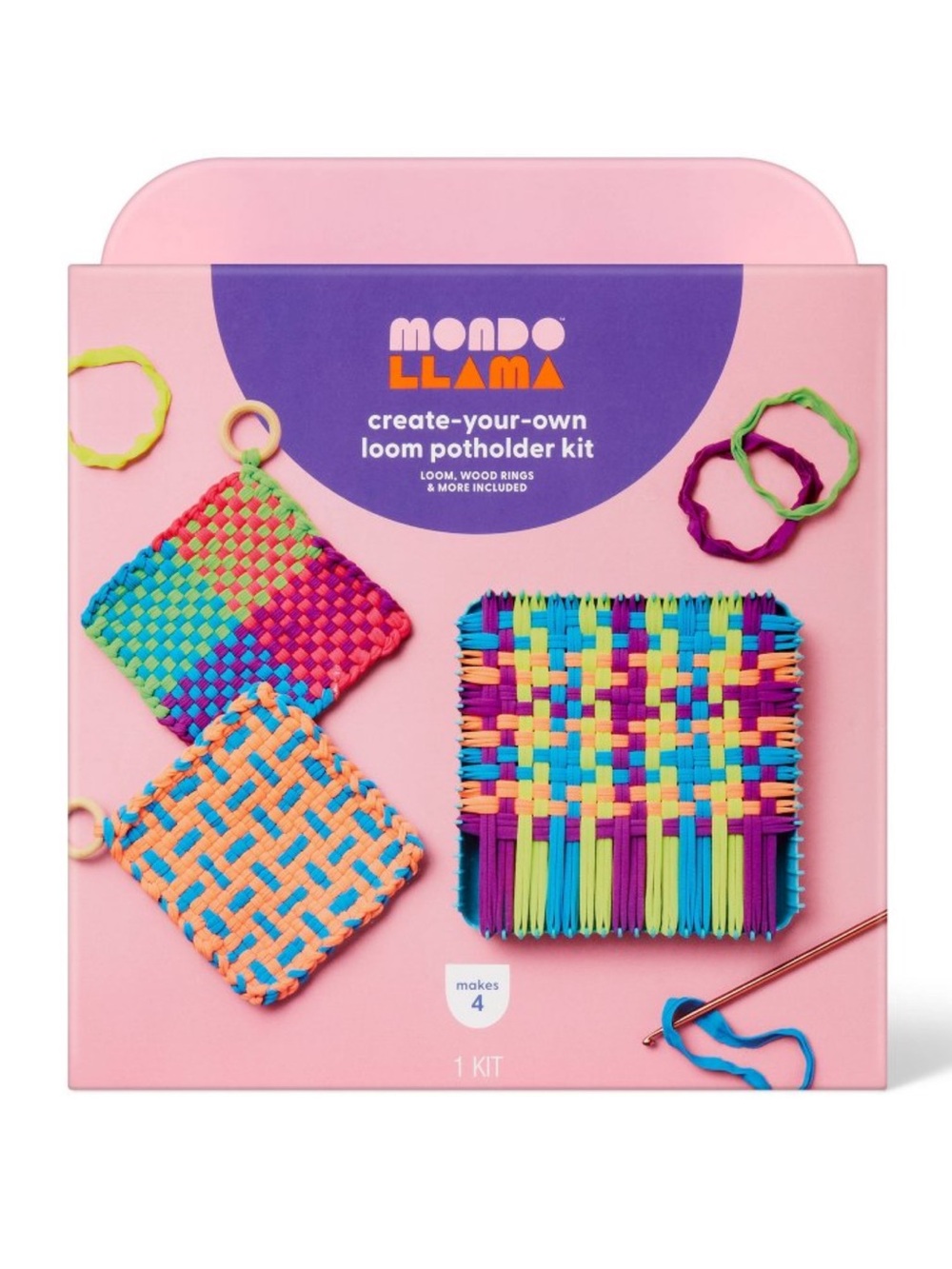Loom Potholder Craft Kit - Mondo Llama™ NEW in box! Crafts kids and adults